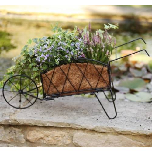 Planter Wheelbarrow in Metal