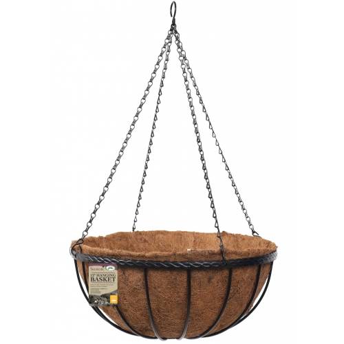 Hanging basket with coco liner - D.35 cm