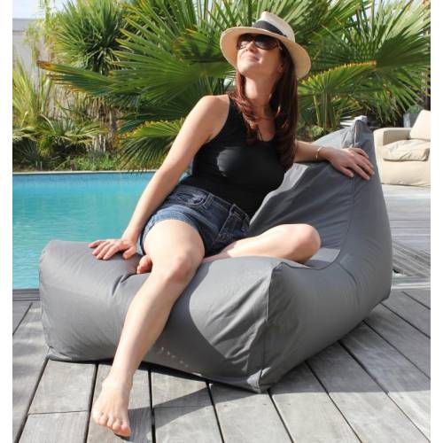 Inflatable Sun lounger KIWI  Grey-Sunvibes