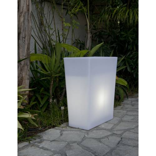 Luminous White Pot - 60x31x H.70