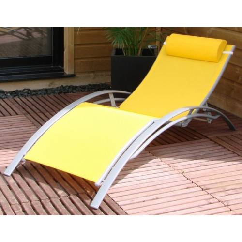 Sun Lounger - Yellow