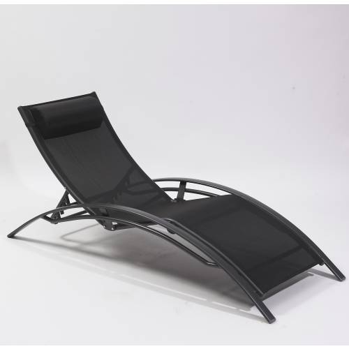 Sun Lounger - Black