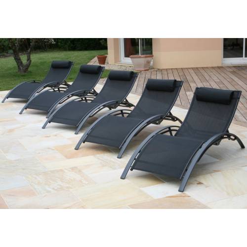 Sun Lounger - Black