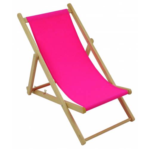 Child's deck chair - Fuchsia