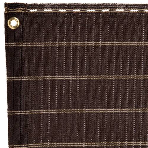 Woven privacy screen for Balcony - 1 x 5 m - Brown