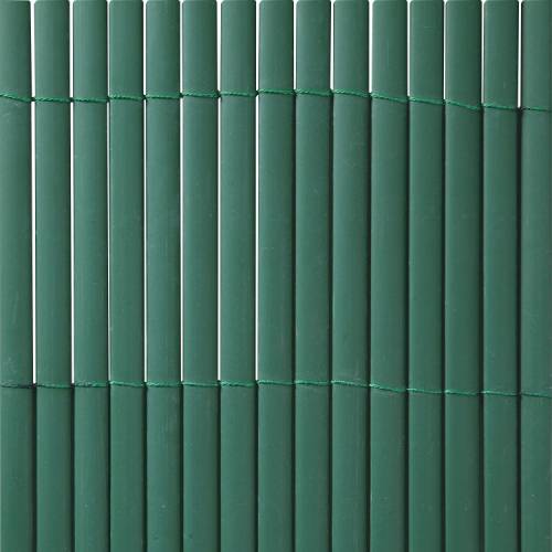 Double face PVC Wattle fence - 1 x 3 m - Green