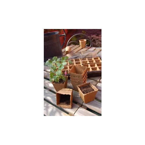 Compostable Square Plant Pots - 8 cm