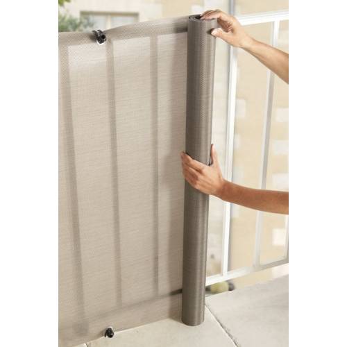 Privacy canvases for balconies Grey