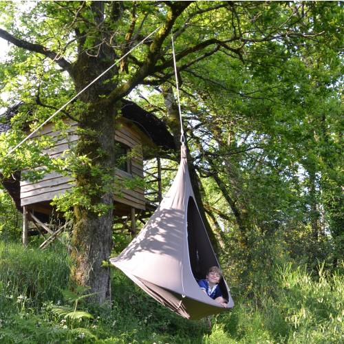 Suspended Hammock - Single Cacoon - Taupe