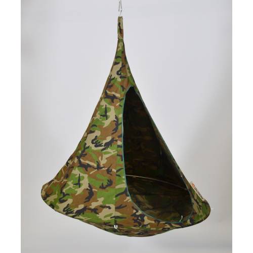 Suspended Hammock - Single Cacoon - Camouflage