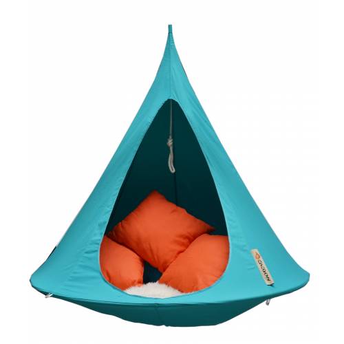 Suspended Hammock - Single Cacoon - Turquoise