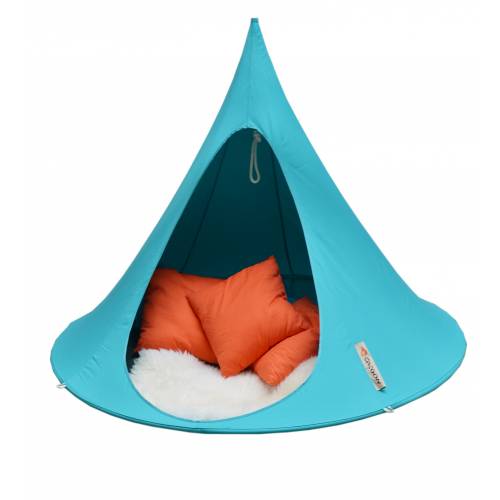Suspended Hammock - Double Cacoon - Turquoise