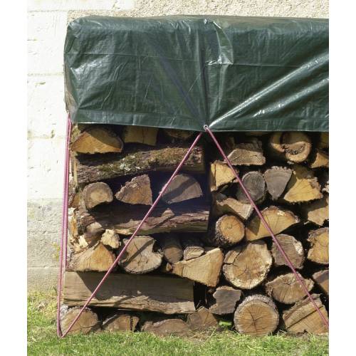 Tarp for wood storage - 1m50 x 6m00