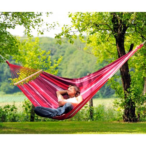 Hammock with Bars 210x140cm- Samba Fuego -Amazonas