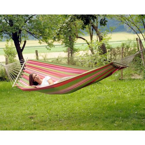 Hammock with Bars 200x100cm - Tonga Bubblegum