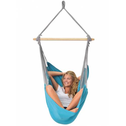 Hanging Chair 130x100cm - Panama Aqua