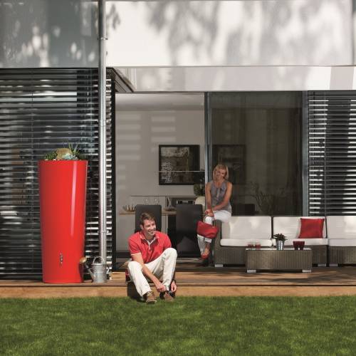 Rainwater Collector - Colour - 350 L - Red