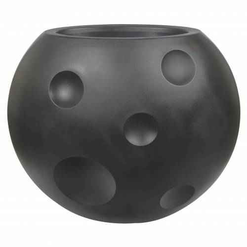 Pot Scudo - 90 x 50 x H.75 cm - Black