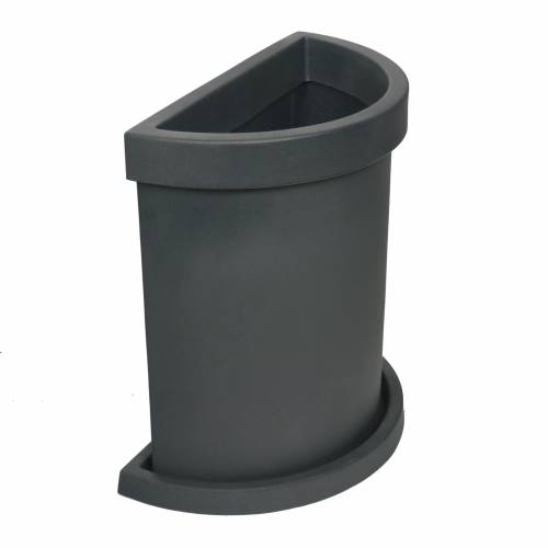 Semi-Circle Flower Pot Vela - Anthracite