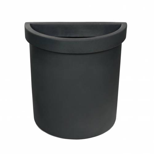 Semi-Circle Flower Pot Vela - Anthracite