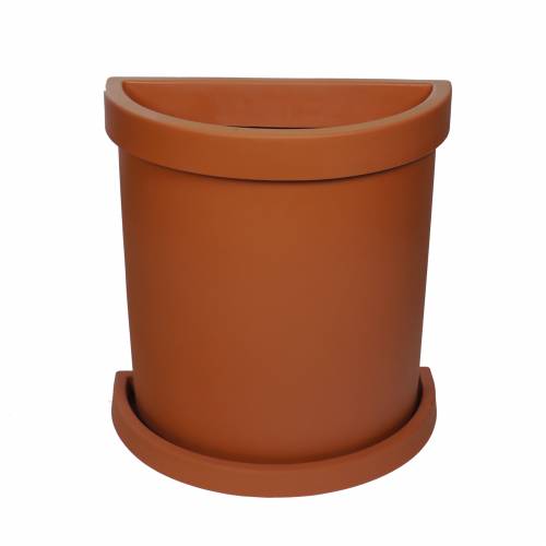 Vela Semi-Circle Flower Pot - Terracota