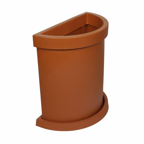 Vela Semi-Circle Flower Pot - Terracota