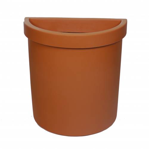 Vela Semi-Circle Flower Pot - Terracota