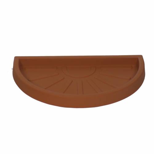 Vela Semi-Circle Flower Pot - Terracota