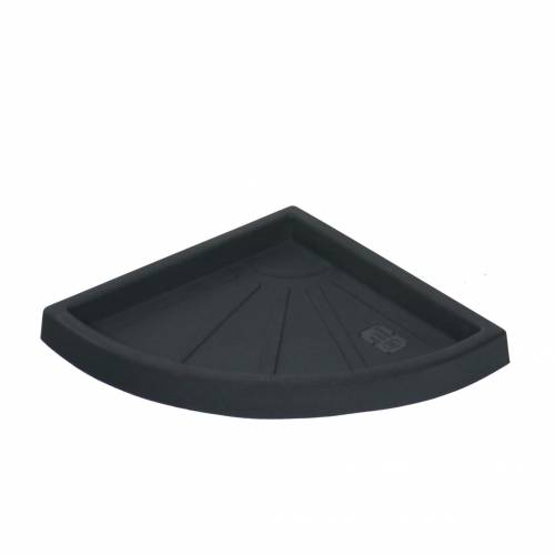 Vela Corner Planter- Anthracite