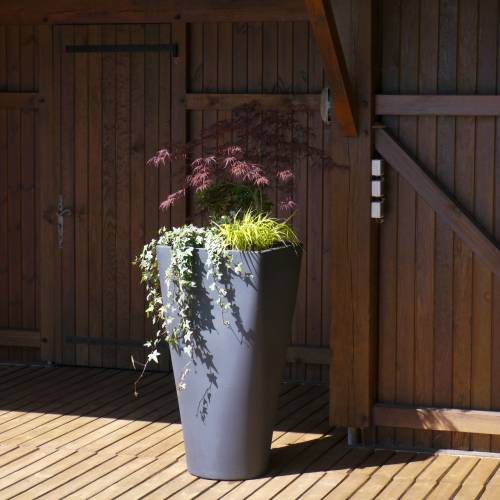 Planter Auriga - 50 x 50 x H.100 cm - Anthracite