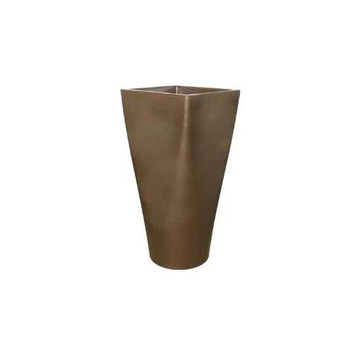 Planter Auriga - 50 x 50 x H.100 cm - Bronze