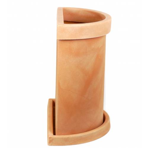 Vela Semi-Circle Flower Pot - Sienna