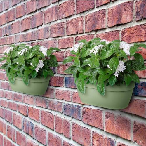 Vibia Campana Wall Basket - 35 cm -Green P. - Elho
