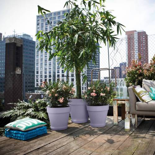Loft Urban Round – D.40 H.35 –Lilac lavender– Elho