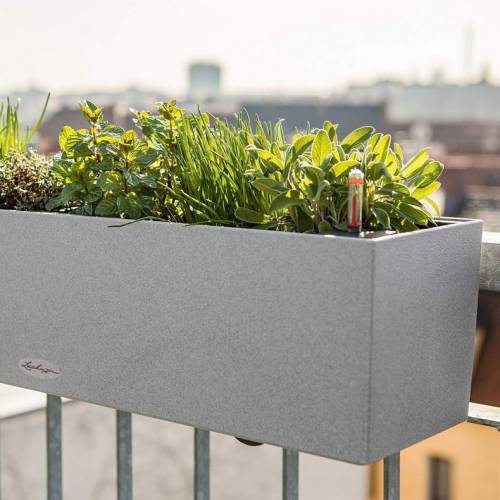 Balconera Stone 100 - Stone Grey - LECHUZA