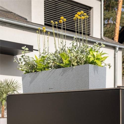 Balconera Stone 100 - Stone Grey - LECHUZA