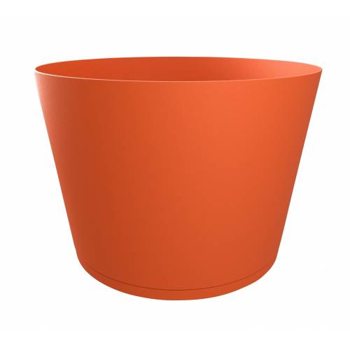 Pot Tokyo - White / Orange - D.50 H.80 cm