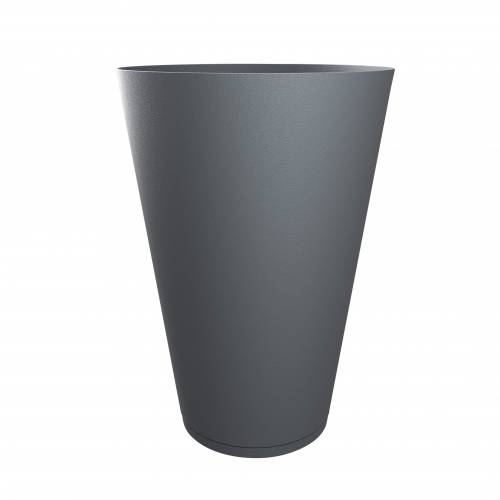 Pot Tokyo - Anthracite / White - D.50 H.80 cm