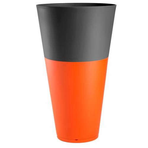 Pot Tokyo - Orange / Anthracite - D.50 H.80 cm