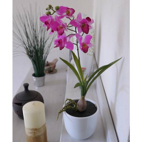 Artificial Plant - Purple Orchid Dendrobium - MICA