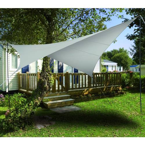 Square waterproof sun canopy - taupe