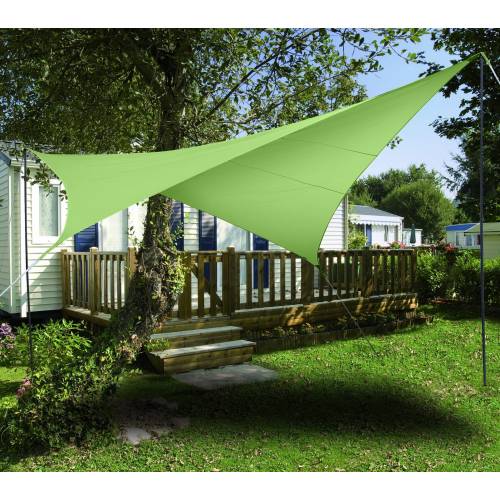 Square waterproof sun canopy - aniseed green